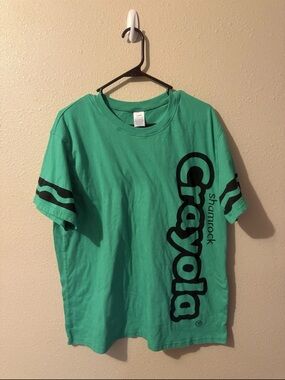 Crayola Shamrock Green Men’s Short Sleeved T Shirt XL
